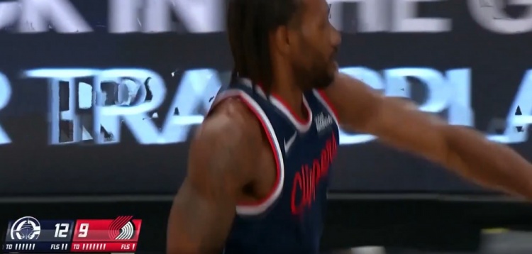 欧冠高清直播入口-回击一波10-0！伦纳德转换背打转身上下步上篮打停开拓者